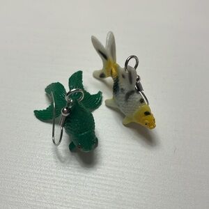 Koi Fish Dangle Earrings